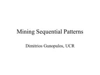 Mining Sequential Patterns Dimitrios Gunopulos, UCR. -  ppt download