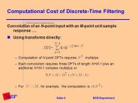 Lecture #17 INTRODUCTION TO THE FAST FOURIER TRANSFORM ALGORITHM Department of Electrical and Computer Engineering Carnegie... 