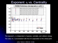 Mitchell – WWND 08 – 4/12/08 1 Searching for the QCD Critical Point with Correlation and Fluctuation Measurements in PHENIX... 