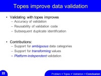 Topes: Reusable Abstractions for Validating Data Christopher Scaffidi Brad Myers, Mary Shaw Carnegie Mellon University. -  ppt... 