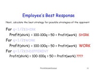 Arguments for Recovering Cooperation Conclusions that some have drawn from analysis of prisoner’s dilemma: the game theory... 