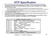 1 VITP: An Information Transfer Protocol for Vehicular Computing by Dikaiakos et al. Presented by William Scott October 27, 2009... 