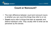 Problems with Nouns Meeting 4 Matakuliah: G0794/Bahasa Inggris Tahun: ppt download