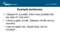 Problems with Nouns Meeting 4 Matakuliah: G0794/Bahasa Inggris Tahun: ppt download