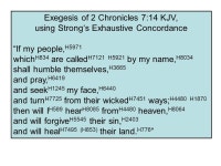 CPN How to Reclaim America -- Part 3 This is part 3 of a series of studies on reclaiming America. In previous discussions, we... 