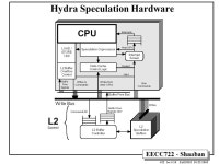 EECC722 - Shaaban #1 lec # 10 Fall A New Approach to Speculation in the Stanford Hydra Chip Multiprocessor (CMP) A Chip... 