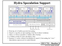 EECC722 - Shaaban #1 lec # 10 Fall A New Approach to Speculation in the Stanford Hydra Chip Multiprocessor (CMP) A Chip... 
