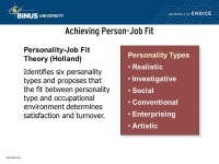 Personality and Emotions Pertemuan 4 Matakuliah: G0292/Organizational Behavior Tahun: 2007 Adapted from: ORGANIZATIONAL BEHAVIOR... 