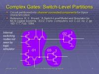 Spring 08, Jan 31.. ELEC 7770: Advanced VLSI Design (Agrawal) 1 ELEC 7770 Advanced VLSI Design Spring 2008 Timing Simulation and... 