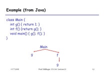 3/17/2008Prof. Hilfinger CS 164 Lecture 231 Run-time organization Lecture ppt download