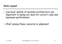 3/17/2008Prof. Hilfinger CS 164 Lecture 231 Run-time organization Lecture ppt download
