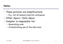 3/17/2008Prof. Hilfinger CS 164 Lecture 231 Run-time organization Lecture ppt download