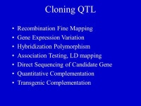 Genomic Methods for Cloning QTL Justin Borevitz University of Chicago  naturalvariation.org. -  ppt download