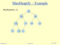 heapsort - 2 Lin / Devi Comp 122 Heapsort  Combines the better attributes of merge sort and insertion sort. »Like merge. -  ppt... 