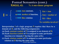 TCP1211-Logic Programming Formal Syntax and Semantics of Logic Programs Faculty of Information Technology Multimedia University.... 