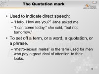 1 Pertemuan 2 Punctuation Matakuliah: G1192/Writing 1 Tahun: Versi: ppt download