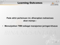 1 Pertemuan 12 TMN Matakuliah: H0372/Manajemen Jaringan Tahun: 2005 Versi: 1/0. -  ppt download