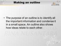 1 Pertemuan 9 Making an outline Matakuliah: G1072 – Reading 1 Tahun: 2005 Versi: revisi ppt download
