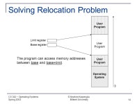 CS 342 – Operating Systems Spring 2003 © Ibrahim Korpeoglu... CS 342 – Operating Systems Ibrahim Korpeoglu Bilkent. -  ppt... 