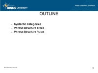 Matakuliah: G0922/Introduction to Linguistics Tahun: 2008 Session 11 Syntax ppt download