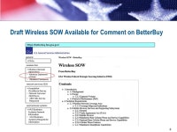 Wireless Federal Strategic Sourcing Initiative Federal Strategic Sourcing Initiative Government-Wide Wireless Program Industry... 