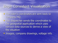 Consistent Visualization and Querying of GIS Databases by a Location-Aware Mobile Client Luke Benedict SE521 March 4, 2009 A Look... 