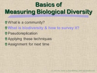 Measuring Biological Diversity EEEB G6185 James A. Danoff-Burg Dept. Ecol., Evol., & Envir. Biol. Columbia University. -  ppt... 
