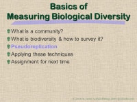 Measuring Biological Diversity EEEB G6185 James A. Danoff-Burg Dept. Ecol., Evol., & Envir. Biol. Columbia University. -  ppt... 