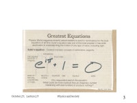 October 25; Lecture 2/5Physics and Society 1 Physics and Society Lecture 2  October 25, 2004 Richard J. Plano Today: Energy... 