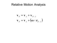 ENGR 215 ~ Dynamics Section Relative Motion Analysis. -  ppt download