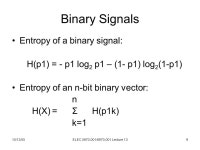 10/13/05ELEC / Lecture 131 ELEC / (Fall 2005) Special Topics in Electrical Engineering Low-Power Design of Electronic Circuits.... 