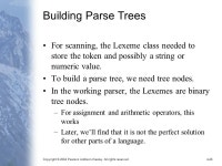 ISBN Chapter 4 Lexical and Syntax Analysis The Parsing Problem Recursive-Descent Parsing. -  ppt download
