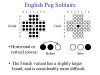 Modelling and Solving English Peg Solitaire Chris Jefferson, Angela Miguel, Ian Miguel, Armagan Tarim. AI Group Department of...