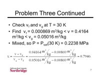 Unit One Quiz Solutions and Unit Two Goals Mechanical Engineering 370 Thermodynamics Larry Caretto February 11, ppt download
