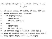 Sorting II: הפרד ומשול. Last week: in-place sorting Bubble Sort – O(n 2 ) comparisons –O(n) best case comparisons, O... 