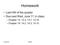 5/25/2005EE562 EE562 ARTIFICIAL INTELLIGENCE FOR ENGINEERS Lecture 16, 6/1/2005 University of Washington, Department of... 