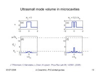 Armando Cosentino OPT - Optics and Photonics Technology Laboratory (EPFL) Photonic Crystals EDPO PO Photonic crystal slotted... 