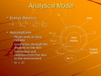 Metabolic Heat Generation During Exercise ME 340 Final Project Ryan Huff & Scott Wood. -  ppt download