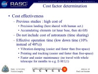 Date : 11/19/2002 NASA-Langley slide nr. 1 Paul van Susante Large Lunar Telescopes Human aided construction of large lunar... 