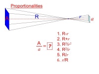 Proportionalities R A aA a  ? 1. R- r 2. R+ r 3. R 2 / r 2 4. R 2 / r 5. R/ r 6. r /R a A r. -  ppt download
