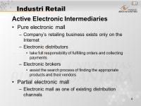 1 Pertemuan 10 e-Bisnis dalam Industri Retail Matakuliah: H0292 / E-Business Tahun: 2005 Versi: v0 / Revisi ppt download