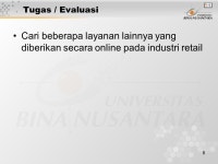 1 Pertemuan 10 e-Bisnis dalam Industri Retail Matakuliah: H0292 / E-Business Tahun: 2005 Versi: v0 / Revisi ppt download