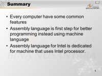 1 Pertemuan 2 Machine Structure, Machine Language, And Assembly Language Matakuliah: H0182/Pemrograman Sistem Tahun: 2006 Versi... 