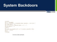 Protecting the Enterprise: Software Backdoors Software Security Simplified. -  ppt download