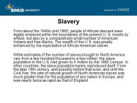 The Growth of American Society (1800 – 1865) Meeting 4 Matakuliah: G0862/American Culture and Society Tahun: ppt download