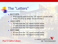 Contrails The Evolution of an Air Force Technical Reports Digitization Project. -  ppt download