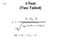 = == Critical Value = 1.64 X = 177  = 170 S = 16 N = 25 Z = -  ppt download