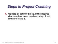 3 - 1© 2011 Pearson Education, Inc. publishing as Prentice Hall 3 3 Project Management PowerPoint presentation to accompany... 