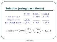 Fin351: lecture 4 Other Investment Criteria and discounted Cash Flow Analysis Capital Budgeting Decision. -  ppt download