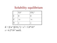 Chem 1310: Introduction to physical chemistry Part 3: Equilibria Miscellaneous. -  ppt download